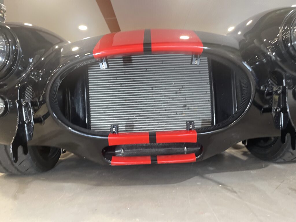 Front view of Cobra roadster with Cobra-Grille